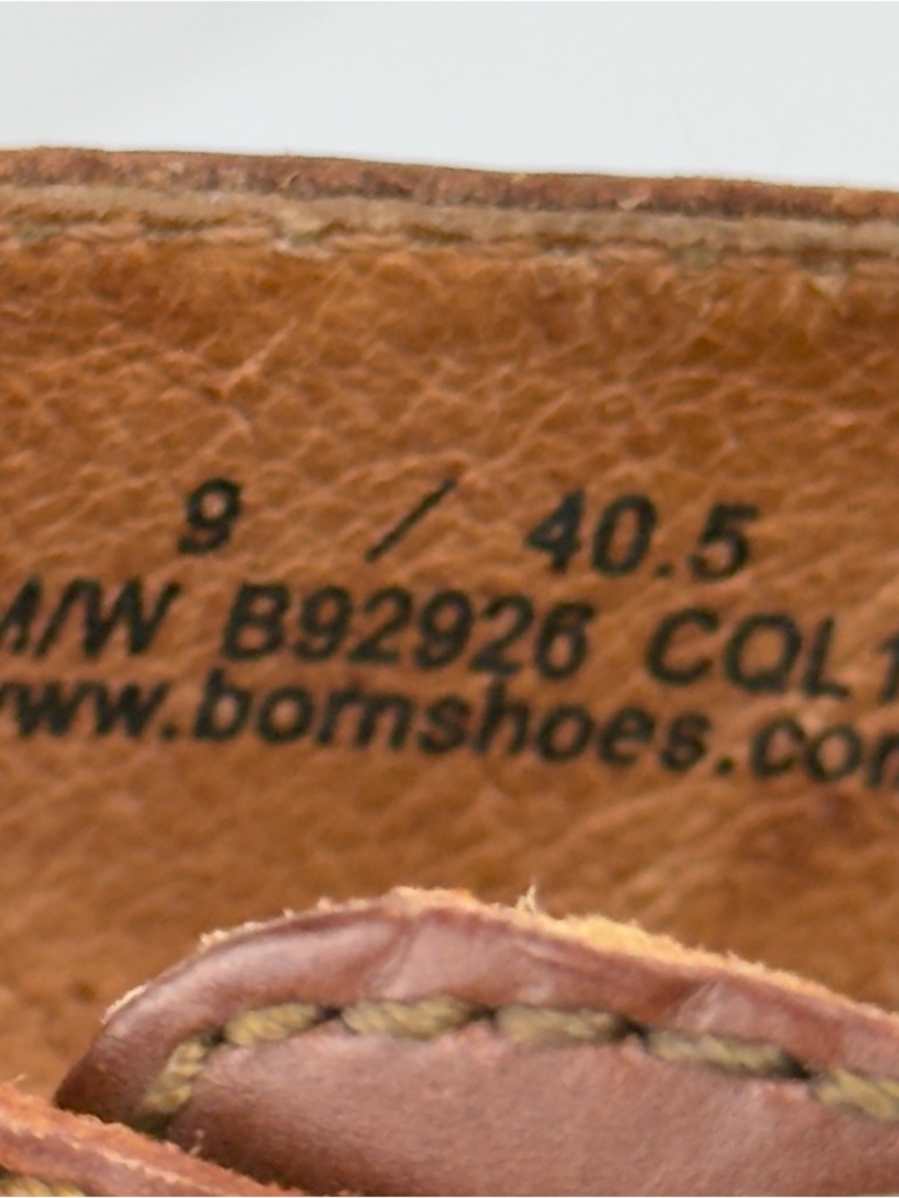 Born Salima Brown Leather Buckle Block Heel Sandals Womens 9 B92926 - Picture 12 of 12